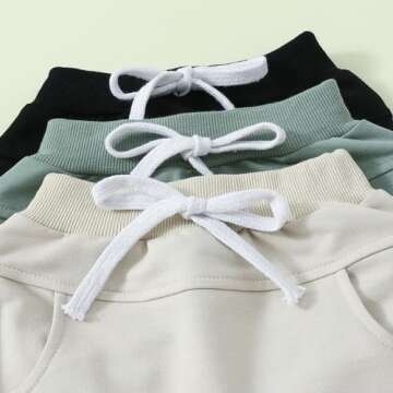 MAINESAKA Toddler Baby Boy Summer Shorts 3 Pack