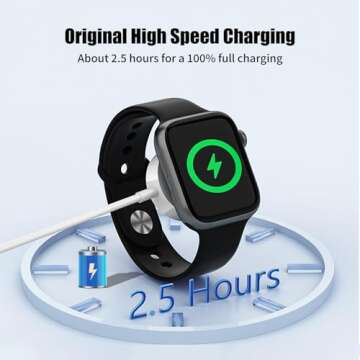 Magnetic USB C Charger Cable for Apple Watch - 1M