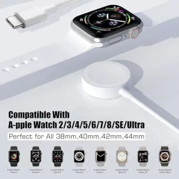 Magnetic USB C Charger Cable for Apple Watch - 1M
