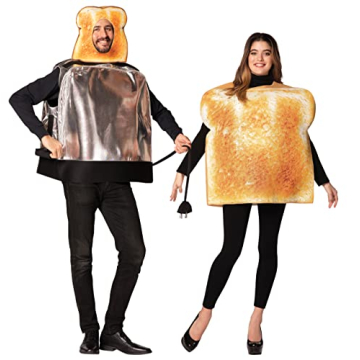 Rasta Imposta Toast & Toaster Couples Costume Fun Dress Up for Adults