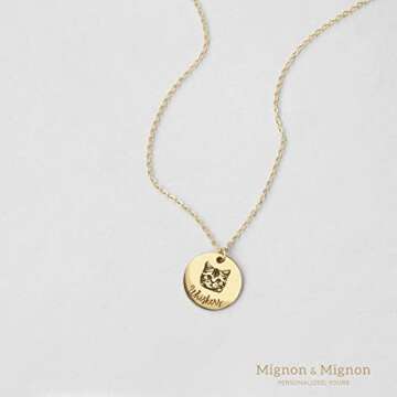 Personalized Pet Photo Necklace for Pet Lovers