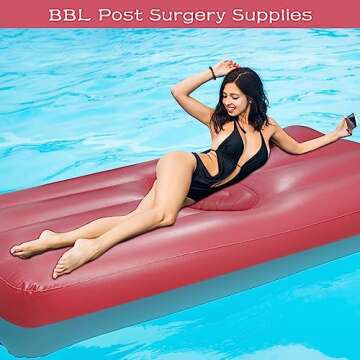 JAZORR PVC BBL Post Surgery Supplies, BBL Bed with Hole After Surgery, Brazilian Butt Lift Recovery ...