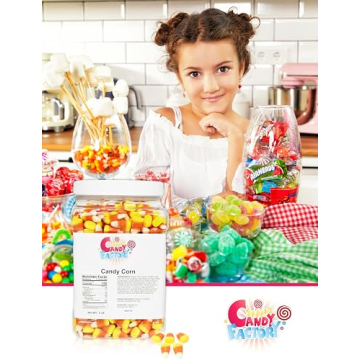 Sarah's Candy Corn 3-lbs Jar for All Ages Sweet Treats