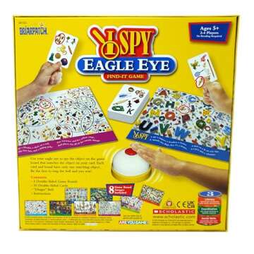 Briarpatch I SPY Eagle Eye Find-It Game - Sharpen Your Senses with Fast, Furious, and Fun Matching! ...