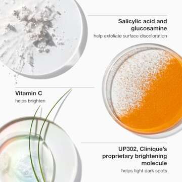 Clinique Even Better Clinical Radical Dark Spot Corrector + Interrupter Vitamin C Face Serum With Salicylic Acid + Glucosamine | Brightening + Discoloration Correcting, 1.7 Fl Oz