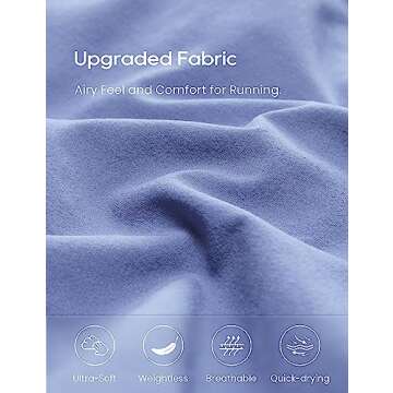 CRZ YOGA Women's High Waisted Running Shorts - Quick Dry