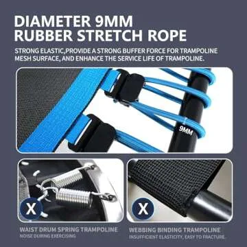 Professional 50" Fitness Trampoline for Fun Workouts