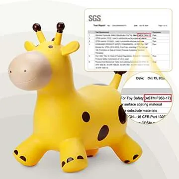 EVERICH TOY Giraffe Hopper for Kids 18 Months to 6 Years