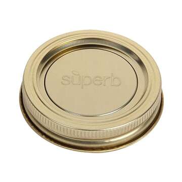 Superb Regular Mouth Canning Lids - USA Made Quality