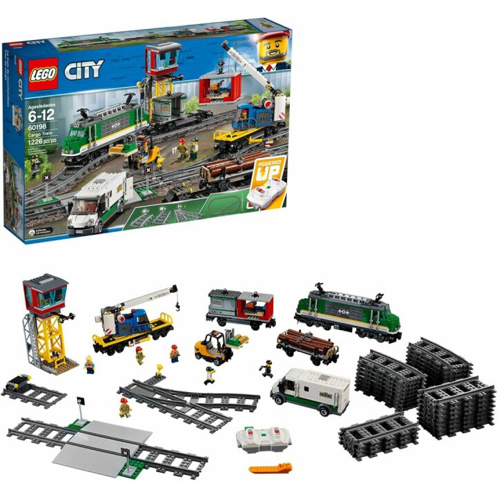 LEGO City Cargo Train Building Set for Kids