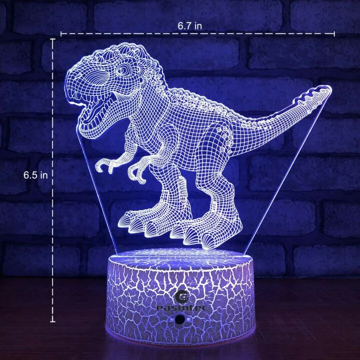 Easuntec Dinosaur Night Light with Remote & 16 Colors
