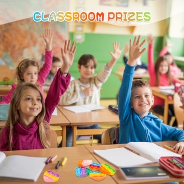 Mini Heart Pop Fidget Keychain | Fun Valentine's Day Gifts for Kids