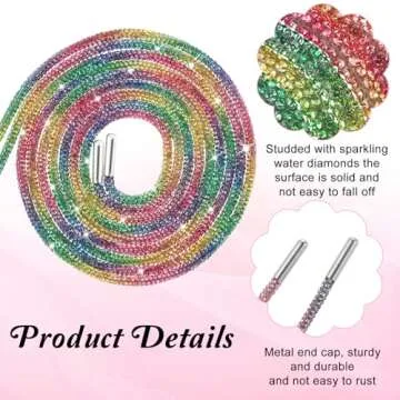 Dazzling Rhinestone Glitter Shoe Laces for All Occasions
