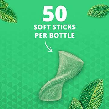 Trident Sugar Free Spearmint Gum - 6 Bottles, 300 Pieces