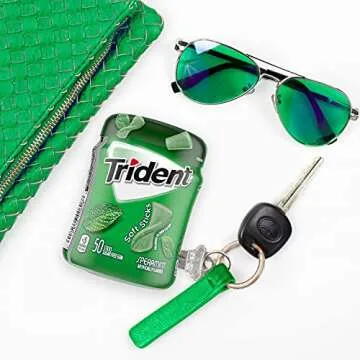 Trident Sugar Free Spearmint Gum - 6 Bottles, 300 Pieces