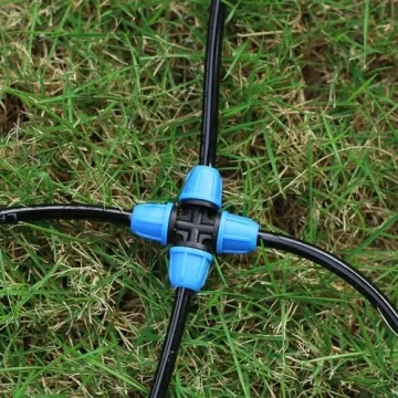 Durable 4 Way Drip Irrigation Connectors for Easy Setup