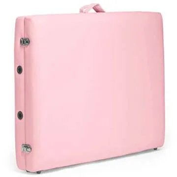 Saloniture Professional Portable Massage Table - Pink