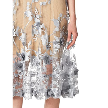 Dress the Population Audrey 3D Floral Midi Dress