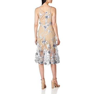 Dress the Population Audrey 3D Floral Midi Dress