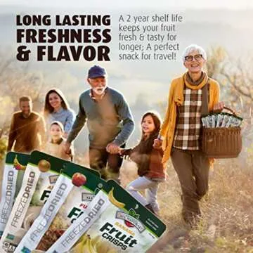 Brothers-ALL-Natural Fruit Crisps, Yellow Peach, 0.28-Ounce Bags (Pack of 24)