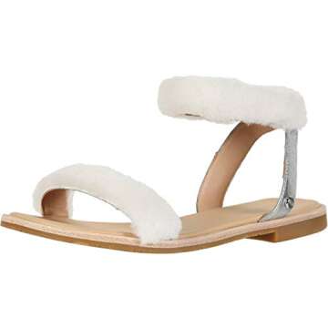 UGG Women's Fluff Springs Sandal Jasmine 8.5 for Ladies