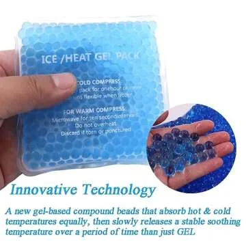 Small Ice Packs - Reusable Cold Compress for Pain Relief