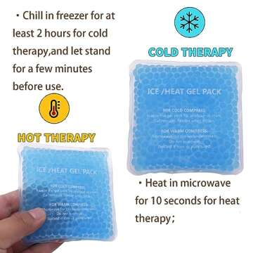 Small Ice Packs - Reusable Cold Compress for Pain Relief