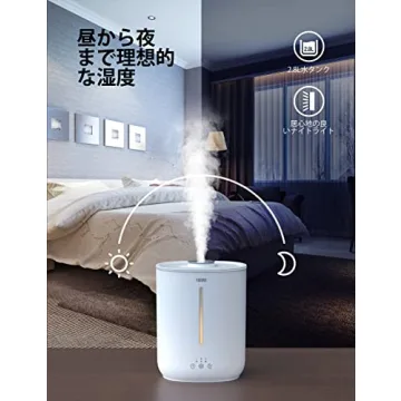 TOPPIN Top Fill Humidifier Essential Oils Night Light