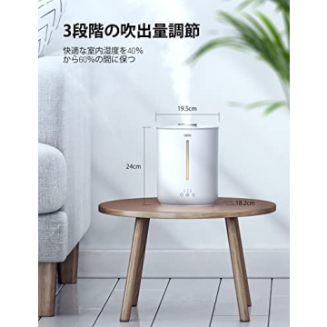 TOPPIN Top Fill Humidifier Essential Oils Night Light