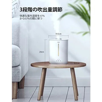 TOPPIN Top Fill Humidifier Essential Oils Night Light