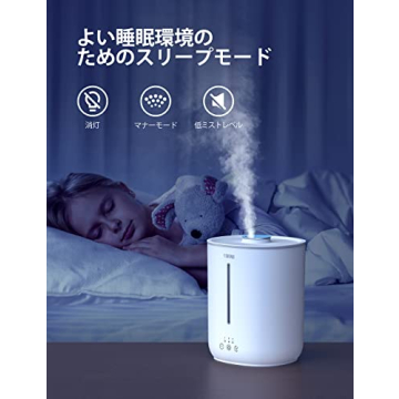 TOPPIN Top Fill Humidifier Essential Oils Night Light