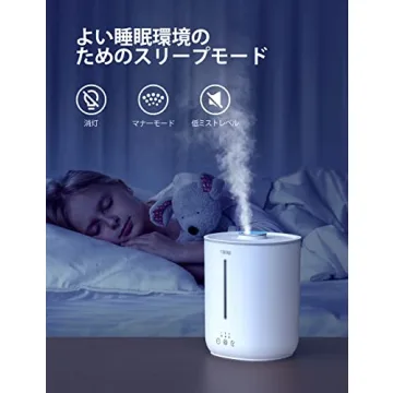 TOPPIN Top Fill Humidifier Essential Oils Night Light