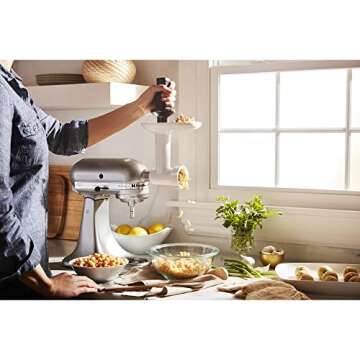 KitchenAid Stand Mixer Attachment, KSMFGA Food Grinder, White