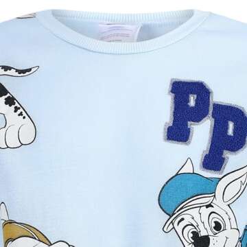 Paw Patrol Marshall, Rubble and Chase Boys 2 Piece Sweatshirt and Pant Sets for Toddlers and Little Kids