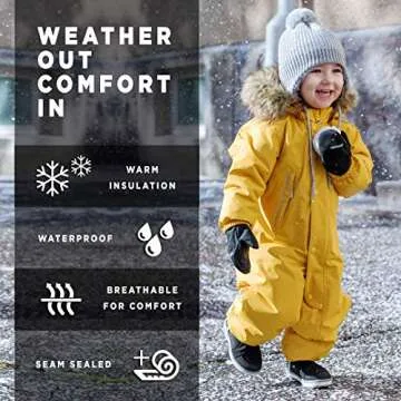 Reima Kids' Lappi Winter One-Piece Overall Snowsuit Insulated Outerwear 510360F9996098, Black, 3T