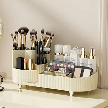 DASITON 360° Rotating Makeup Brush Holder for Your Vanity