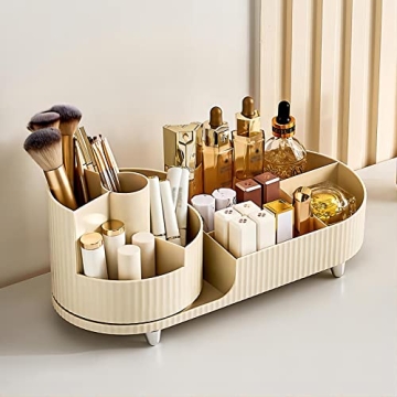 DASITON 360° Rotating Makeup Brush Holder for Your Vanity