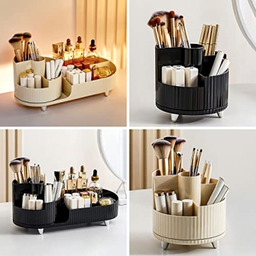 DASITON 360° Rotating Makeup Brush Holder for Your Vanity