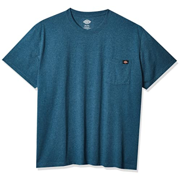 Dickies Men's Heavyweight Crew Neck Tee - Baltic Blue, Small