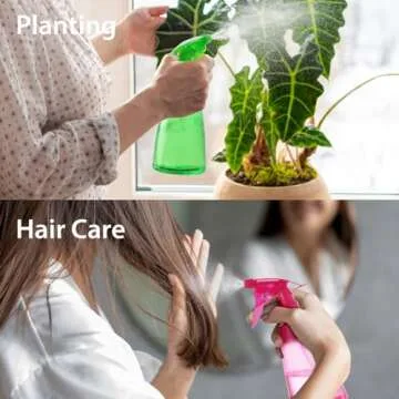 Bealee Multicolor Spray Bottles 3-Pack, 16 Oz, Leakproof