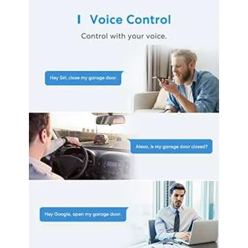 meross Smart Garage Door Opener Remote, Compatible with Apple HomeKit, Amazon Alexa, Google Assistan...