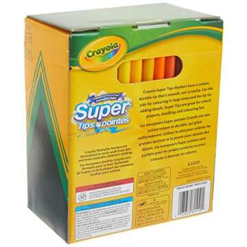 Crayola Super Tips Washable Markers 100 Count