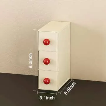 MOTDWKYD Stackable Drawer - Stylish Bathroom and Makeup Organizer