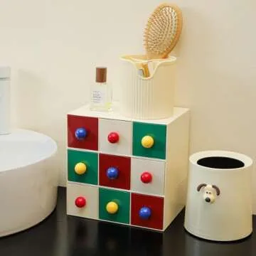 MOTDWKYD Stackable Drawer - Stylish Bathroom and Makeup Organizer