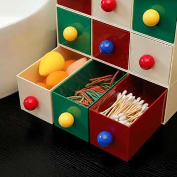 MOTDWKYD Stackable Drawer - Stylish Bathroom and Makeup Organizer