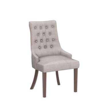 COLAMY Wingback Upholstered Dining Chairs Set of 4
