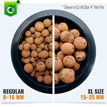 XL Expanded Clay Pebbles for Orchids & Hydroponics