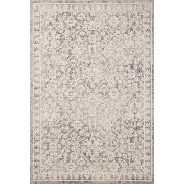 Loloi Magnolia Home by Joanna Gaines Area Rug in Grey/Ivory