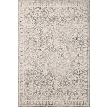 Loloi Magnolia Home by Joanna Gaines Area Rug in Grey/Ivory