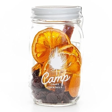 Camp Craft Cocktail Mix - The Old Fashioned | Premium Drink Mixer Infusion Kit with Dehydrated Fruit...